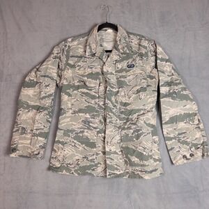 US Air Force ABU Utility Jacket Mens 40L Green Digital Tiger Stripe